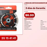 DISCO DE CORTE DE DIAMANTE SEGMENTADO VPT-0100 - Img 56197590