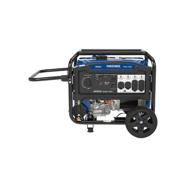 Powerhorse 6075652 Generator Dual Fuel 9,500 Surge Watt Electric Start - 6/9