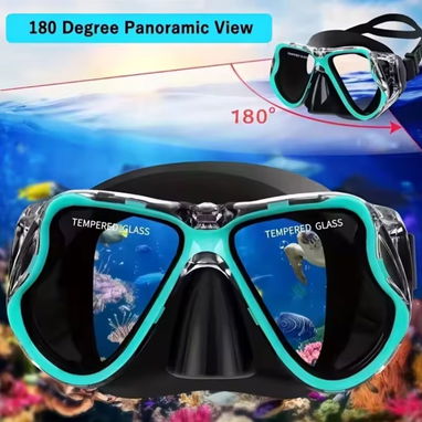 Kit de careta y snorkel/ visores de cristal templado - Img 121247865