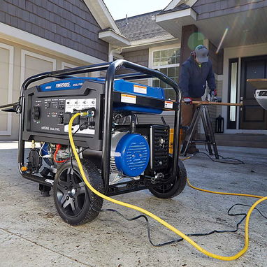 Powerhorse 6075652 Generator Dual Fuel 9,500 Surge Watt Electric Start - 7/9