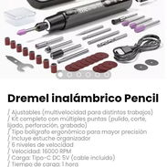 Dremel inalámbrico Pencil. Kit completo con múltiples puntas (pulido, corte, lijado, perforación, grabado) - Img 54552579