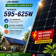 PANEL SOLAR DE 630W BIFACIALES MARCA LONGI HABANA LISA - Img 56856013