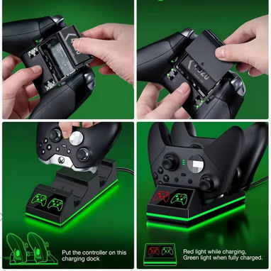 🎮 Dock de Carga para Xbox Series X|S / One - 3/4