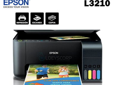 Oferta exclusiva EPSON ECOTANK L3210 nueva en caja multifuncional+sistema de tinta de fabrica+kit de tinta - Img 59842749