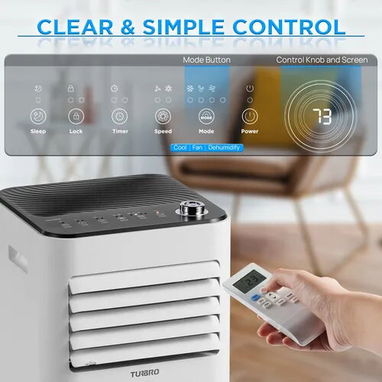 AIRE PORTATIL TURBO 600BTU 110V NEW LLAMAR 53897362 - 2/2