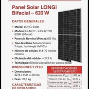 ☀️🚨 ¡OFERTA ESPECIAL | PANELES SOLARES LONGi 620W! 🚨  ⚡ ¡CONTENEDOR YA EN ALMACÉN!  ☀️ LONGi 620W | Bifacial 💰 Precio - Img 57045491