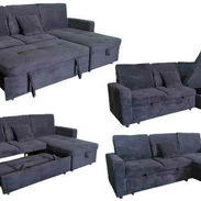 Sofa cama en L de 3 plazas con Baúl - Img 55543982