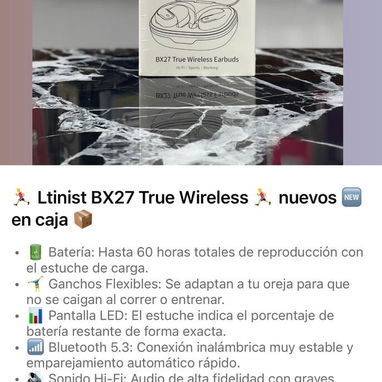 AUDÍFONOS INALÁMBRICOS BLUETOOTH NUEVOS EN CAJA — VARIOS MODELOS 🎧 - 4/10