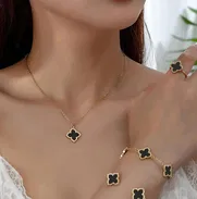 Conjuntos Vancleef de Trébol de la Suerte 🍀 Traído 🇺🇸 (Collar, aretes, anillos, pulsera y esclava) - Img 50218827