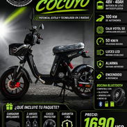 moto eléctrica, bicimoto, moto de combustión, bicicleta eléctrica, patineta eléctrica, triciclo y accesorios - Img 55848192