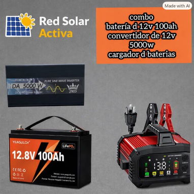 Combos de paneles, ecoflow, cable y baterías - 8/10