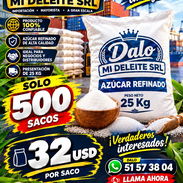 🚨 OFERTA ESPECIAL — SOLO 500 SACOS DE AZÚCAR 🚨 📦 500 SACOS DISPONIBLES 💰 PRECIO ESPECIAL: 32 USD POR SACO - Img 57513031