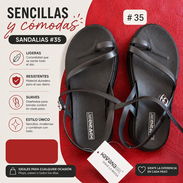 ✨️ Sandalias engomadas negras - Img 56909159
