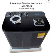 Lavadora Semi MILEXUS (7 kg) – Color negro elegante ➡️ 160 USD - Img 56238234