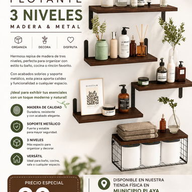 Estantes flotantes funcionales - Img 121738064