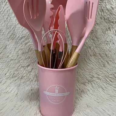 Set de utensilios de silicona (11 piezas(UH) - 2/6