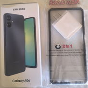 Samsung galaxy A06 nuevo con forro mica cargador, un par de audífonos y un cable para nauta hogar incluído en el precio - Img 56059094