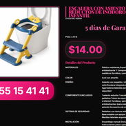 ESCALERA CON ASIENTO REDUCTOS DE INODORO INFANTIL - Img 57218371