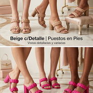 Zapatos de mujer (sandalias de tacón,2 pares número 5) - Img 57963449