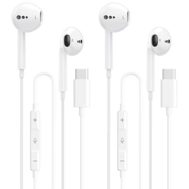Audífonos USB-C Micrófono y Control Volumen (Pack 2) | videojuegoshabana.com - Img 123184129