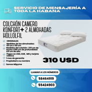 Colchón Camero Konfort Antillas + Almohada Hollofil 💲 Precio del combo: 310 USD - Img 55938858