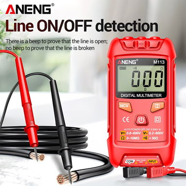 ¡MINI MULTÍMETRO DIGITAL INTELIGENTE ANENG M113! - Img 124688865