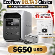 🔥 OFERTA ESPECIAL – ECOFLOW DELTA 3 CLÁSICA 🚚 Envío incluido 🛡️ Con garantía 🎁 Audífonos inalámbricos DE REGALO 🔌 - Img 57921400