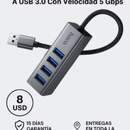 *Hoco – Adaptador HB1C 4 en 1 Tipo-C a USB 3.0 con Velocidad 5Gbps* - Img 57078540