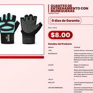 GUANTES DE ENTRENAMIENTO CON MUÑEQUERAS . - Img 57563820