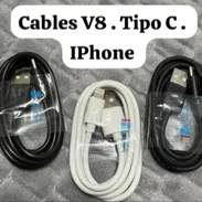 CABLES TIPO C, DE V8 Y DE IPHONE ENTRADA USB A CARGA RÁPIDA Y TRANSFIEREN DATOS. - Img 55758183