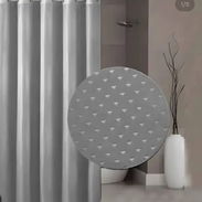 🚨Cortina de baño Antimoho 💰Precio : 11 USD 🌈Colores 🌈 Rojo vino ❤️ Gris 🩶 Blanco 🤍 ✅Características del artícul - Img 57270400