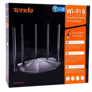 ROUTER TENDA GIGABIT WAN + LAN WIFI 6 WIRELESS DUAL BAND GIGABIT ROUTER RX2 PRO AX/1500MBPS - Img 55723497