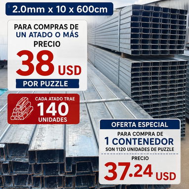 Puzzles de zinc galvanizado - 2/6