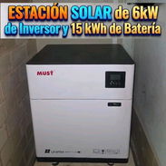 Estación Solar de 6kw de inversor y 15kw de batería. Transporte incluido - Img 58066647