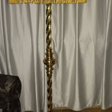 LÁMPARA ANTIGUA  DE BRONCE - 3/7