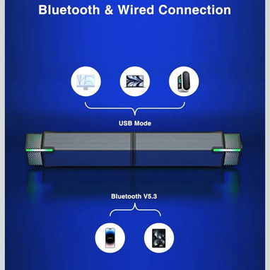 Altavoces Bluetooth M20 para Computadora para Monitor de Escritorio de PC - Img 122488441