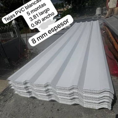 TEJAS GARBANIZA TEJAS PLÁSTICA DE PVC IMPORTA BLANCA TUVO GARBANISADO CERCA PERLE AZULEJOS IMPORTADOS CEMENTO COLA - Img 123510723
