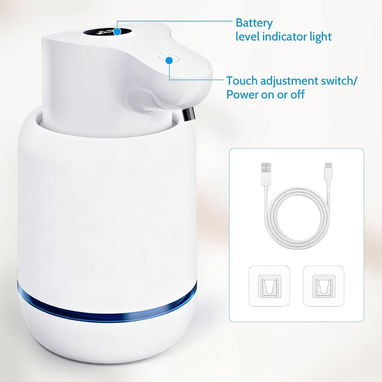 ☎️53544655 🛵 Entrega Disponible ⭐Dispensador Automático de Jabón Espumoso con Sensor Inteligente ⭐ - 2/7