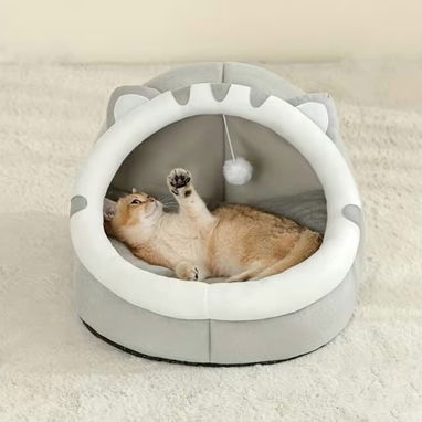 Cama Tipo Cueva para Gatos / Talla M y L - 2/5