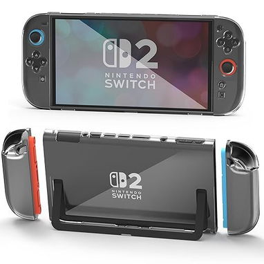 Funda transparente para Nintendo Switch 2 (2025) con agarre cómodo | videojuegoshabana.com - Img 121926762