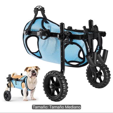 Silla de Ruedas para Mascotas/ Vevor Talla M - 5/5