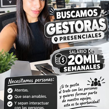 🔥 ¡EXCELENTE SALARIO! 20,000 CUP SEMANALES - SE BUSCAN GESTORAS | GESTIÓN Z - 2/2
