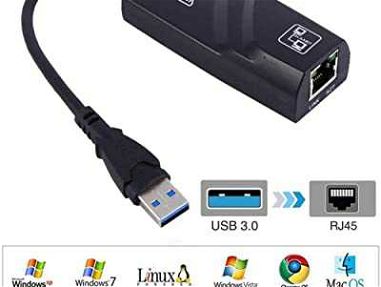 Adaptador RJ45 USB 3.0 de hasta 1000mbps....Ver fotos.....59201354 - Img main-image-44924222
