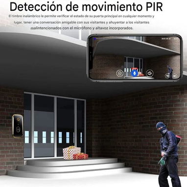 TIMBRE INTELIGENTE CON CÁMARA WiFi 📹🔔 - Img 124230388