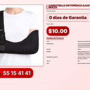 CABESTRILLO ORTOPÉDICO AJUSTABLE PARA BRAZO VPT-0046 - Img 56195350