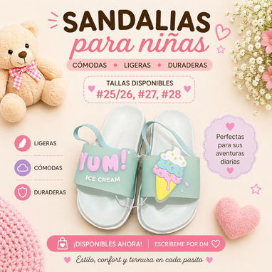 🌸Chancletas y sandalias de niña-niño 🌸💙 - 4/5