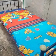Vendo cama de hierro personal desmontable con su colchón de esponja - Img 55685256