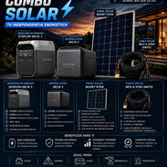 ECOFLOW DELTA 3 + Batería extra 1024Wh para un total de 2048Wh + Cable de 6M + Panel solar 575W - Img 57202585