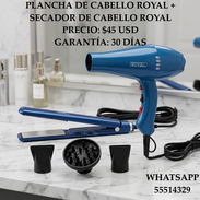 PLANCHA DE CABELLO ROYAL + SECADOR DE CABELLO ROYAL, ENTREGA DE FACTURA. VARIEDAD DE OFERTAS ESPECIALES - Img 56415828