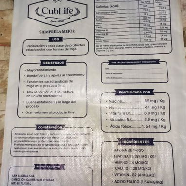 VENTA DE SACOS DE HARINA DE TRIGO FORTIFICADA DE 25 KG. 13000 CUP/SACO. TRANSPORTE INCLUÍDO PARA COMPRAS DE +20 SACOS. - 2/2